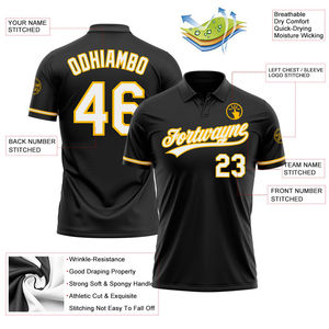 Venta al por mayor logotipo personalizado transpirable billar para camisetas de polo para hombres de secado rápido transpirable sublimación sólido 100% algodón tejido - Product Image 6