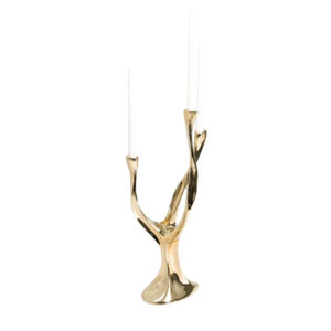 Chandelier en métal plaqué or de la plus haute qualité Chandelier au design fantastique Accessoires de décoration de table Bougeoir à vendre - Product Image 1