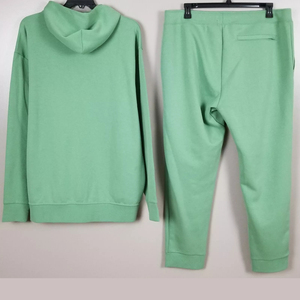 Conjunto de 2 piezas personalizable de alta calidad, pantalones de chándal ajustados de Color sólido, sudadera con patrón de punto informal, DIRECTO PARA MUJER 100% - Product Image 2