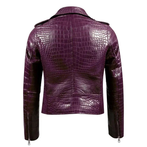 Chaqueta de Cuero Nueva para Mujer, Chaqueta de Cuero de Oveja Auténtica de Estilo Vintage, Chaqueta de Cuero Vacuno Genuino para Mujer - Product Image 4