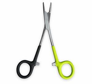 Pinzas de pesca de acero inoxidable con bloqueo, hemostato, extractor de anzuelos, agarre de colores, herramienta para pesca con mosca, pinza para anzuelos de pesca - Product Image 1
