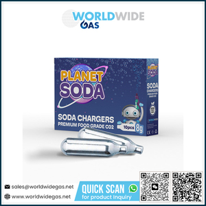 Chargeurs CO2 de qualité alimentaire par paquet de-8g pour fabricants de soda et boissons - Product Image 6
