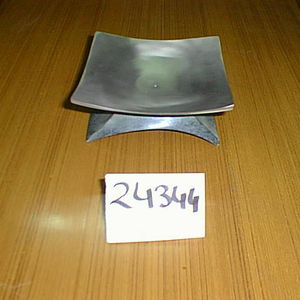 Luxury Fruit <b>Bowl</b> Polished Metal and Wood for Wedding Decor Return Gift - Product Image 1