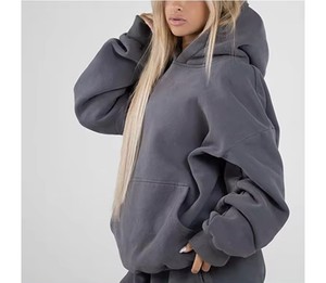 ชุดวอร์มสีพื้นสำหรับยิมของผู้ชายผ้าฟลีซออกแบบได้ตามต้องการไซส์ XL สำหรับฤดูหนาว2024ใหม่ - Product Image 4