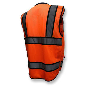 Gilet de sécurité pour hommes, fabrication en usine, matériau respirant sur mesure, gilet de sécurité coupe ajustée pour hommes - Product Image 4