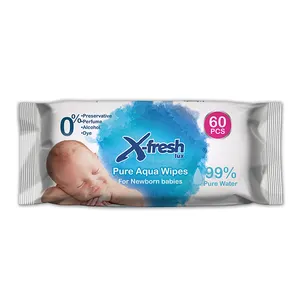 Baby Water Wipes Handtücher ab Werk Bester Preis Beste Qualität Günstig Fertig Lager Bereit zum Versand Fob Cnf Cif Exwork