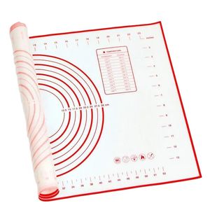 Không dính 3 trong 1 Nhà Bếp Máy thực phẩm màu trắng lớp Silicone bột cán & <span class=keywords><strong>Pastry</strong></span> Baking Mat đo lường Baking <span class=keywords><strong>Pastry</strong></span> công cụ - Product Image 3