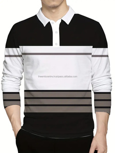 <b>Top</b> Selling Custom Made Men's Polo T-Shirts High Quality Breathable <b>Golf</b> Polos with <b>Long</b> Short <b>Sleeves</b> Various Lengths Available - Product Image 4