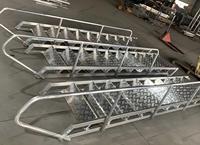 Échelle à marches en aluminium