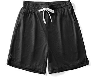 Pantalones cortos deportivos informales de verano para hombre, transpirables, sueltos, con estampado de cinco cuartos, tejido de cintura media - Product Image 1