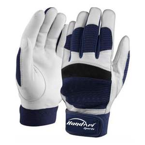 Guantes de bateo de béisbol de cuero logotipo personalizado guantes de bateo profesionales jugador para hombres jóvenes damas - Product Image 1