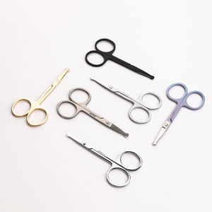 Juego de Tijeras para Cutículas de Acero Inoxidable, Precio de Fábrica, Diseño Curvo y Afilado, Ligeras, Reutilizables, Duraderas, Colores Personalizados, para Manicura - Product Image 2