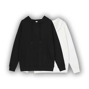 Custom Streetwear Hoodies Sudadera Hombres Heavy Pullover Oversized 100% Cotton Unisex Fleece Hoodie - Product Image 2
