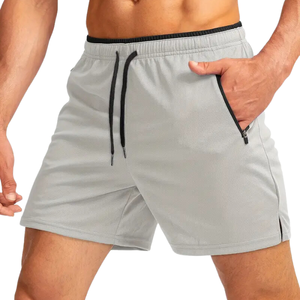 กางเกงขาสั้นผ้าฝ้ายเอวกลางสำหรับผู้ชายเป็นมิตรกับสิ่งแวดล้อม - Product Image 1