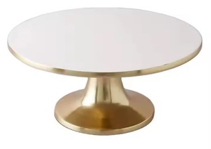 Gold Metal Dessert <b>Table</b> for Weddings Party Decorations and Cake <b>Displays</b> - Product Image 2