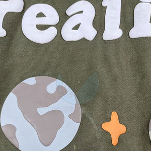 เสื้อฮู้ดพิมพ์ลายพัฟทำจากโพลีเอสเตอร์ผ้าแห้งเร็ว - Product Image 3