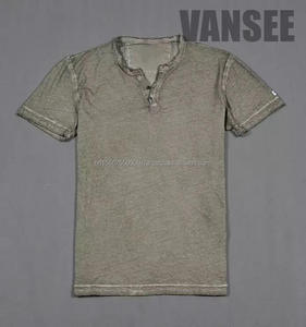 เสื้อยืดคอกลมแขนสั้นสำหรับผู้ชายผ้าคอตตอนระบายอากาศได้ดีและมีสไตล์ดีไซน์คอกลม100% - Product Image 3