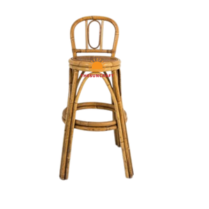 เก้าอี้บาร์หวายดีไซน์ทันสมัย แข็งแรง ปรับระดับได้ เบาะหวาย สำหรับบ้าน บาร์ ร้านอาหาร ปรับความสูงได้ ฐานโลหะ สำหรับห้องนั่งเล่น - Product Image 1