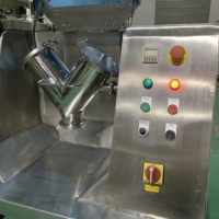 Automatisering 6L V-mengbak voor detergenten, cosmetica, dierlijke mengsels, mengmachine, tafelmodel