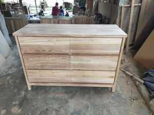 Buffet de rangement moderne en teck pour jardin, grande boîte de rangement en bois pour terrasse, jardin, banc de rangement pour l'extérieur, conteneur de rangement pour meubles de maison - Product Image 5