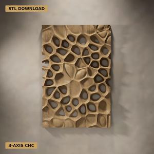 KALATRI Handmade Wooden Art Deco Modern Birthday Hanging Portrait Wall Decor with Metal Support Base for Living Room - Product Image 3