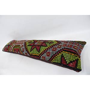 Kilim de lana Multicolor 18x18, almohada de lujo tejida, ropa de cama con estampado Vintage, portátil para uso doméstico para Navidad - Product Image 5
