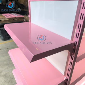 Exhibidor de Cosméticos Rosa, Mueble Exhibidor de Cosméticos Pequeño, Estante de Venta al por Menor de Productos de Belleza - Product Image 2