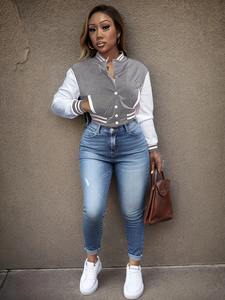 Hirigin เสื้อโค้ทผู้หญิงทรงโอเวอร์ไซส์ทรงโอเวอร์ไซส์สำหรับขี่มอเตอร์ไซค์เสื้อโค้ทหนังเทียมแจ็คเก็ตหนังขนแคชเมียร์มีซิปสำหรับฤดูใบไม้ผลิ - Product Image 6