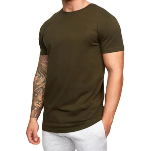 Unisex Round <b>Neck</b> Regular Fit Solid T-Shirt Custom Wholesale High Quality 100% Cotton Breathable and <b>Light</b> for Men - Product Image 1