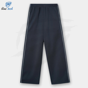 Pantalon femme tendance 2025, taille mi-haute, devant plat, design personnalisé, polyester/coton, séchage rapide, vêtements de mode, impression personnalisée - Product Image 2