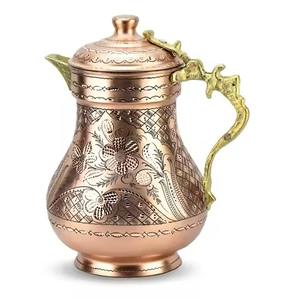 Jarra de cobre hecha a mano más vendida para usos regalo de boda hogar cocina mesa de diseño lujoso jarra de cobre decorativa - Product Image 2