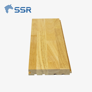 Plancher en bois solide de joint de doigt de plancher-plancher en bois dur de SSR VINA-acacia/bois d'hévéa/Senna Siamea - Product Image 6