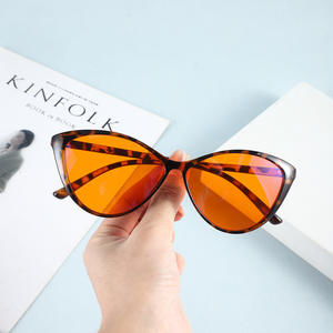 ブルーライトブロッカー眼鏡オレンジブルーライトブロッキングメガネレッドレンズ読書眼鏡アンチブルーライトフィルターOEM眼鏡 - Product Image 3