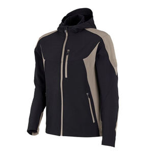 Veste Softshell sur mesure pour homme Capuche amovible Look élégant Coupe-vent Imperméable Deux tons Prix de gros Vestes Softshell - Product Image 5