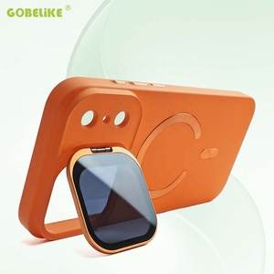 Étui de luxe pour téléphone avec objectif en acier inoxydable, magnétique et anti-chute pour iPhone 15 16 17 18 <span class=keywords><strong>Pro</strong></span> Max Air - Product Image 1