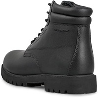 Bottes de travail de protection industrielles unisexes personnalisées chaussures de sécurité à bout en acier utilitaire tige en cuir véritable caoutchouc été automne