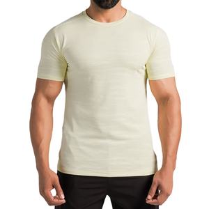 Camiseta Deportiva de Moda para Gimnasio, 100% Algodón, Ecológica, Transpirable, de Manga Corta, Corte Regular y Elástica - Product Image 5