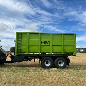 Heavy Duty 10 Ton Farm Dump <b>Trailer</b> 20000 lbs Capacity Agricultural Tipping <b>Trailer</b> - Product Image 2