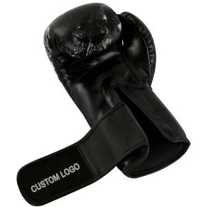 Guantes de boxeo de medio Dedo de calidad superior Mma Guantes de cuero de vaca genuino Muay Thai Guantes de combate de boxeo profesional - Product Image 3