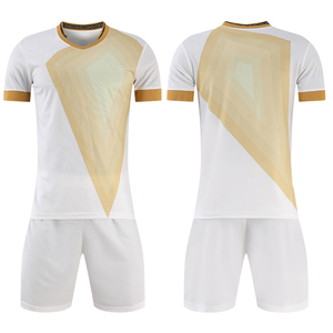 2025-2026 vente en gros maillot de Football rétro de haute qualité séchage rapide col en v à manches courtes unisexe football uniforme ensemble équipe Club - Product Image 6
