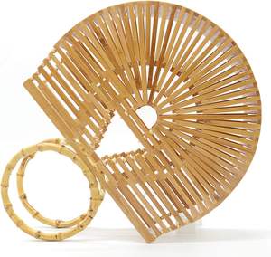 <b>Womens</b> Bamboo Handbags Handmade Purses <b>Tote</b> <b>Bag</b> <b>Women</b> woven Envelope <b>Bag</b> <b>Womens</b> Bamboo Handbags - Product Image 3