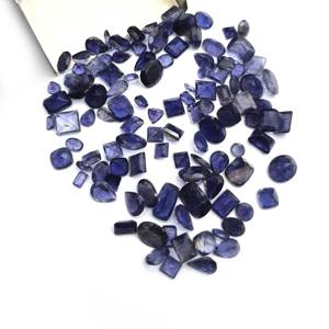 หินไอโอไลต์สีฟ้าเจียระไนแบบเหลี่ยมเพชรพลอยประดับคริสตัลหรูหราหินไฟแฟนซีได้รับการรับรองจากหินขนาด20มม. - Product Image 3