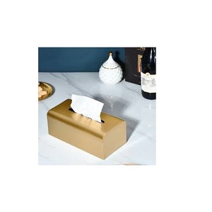 Unique Design Brass Tissue Box Holder for Customized Size and Design Brass Tissue Box Stand for Tableware Use - Product Image 2