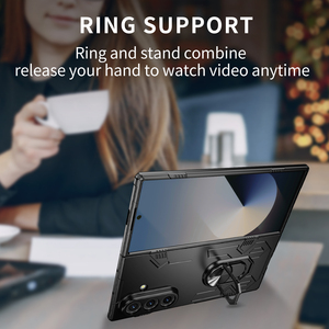 Étui de téléphone magnétique en PC rigide avec support en métal à motif CD pour <span class=keywords><strong>Samsung</strong></span> <span class=keywords><strong>Galaxy</strong></span> Z Fold 7 6 5 <span class=keywords><strong>4</strong></span> Flip 7 6 5, anti-chute - Product Image 4