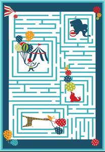 Alfombra Turca Adiva de 28 Pulgadas, Tejida en Jacquard, Lisa, Hecha a Máquina, Lavable, con Base de Poliéster, Antideslizante, de Pelo Corto, Geométrica, para el Hogar - Product Image 6