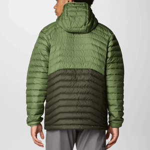 Veste d'hiver en duvet épais pour hommes personnalisée en gros avec traitement enduit à col montant - Product Image 2