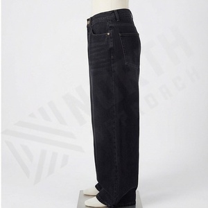 Jeans Holgados Personalizados para Mujer, Jeans de Mezclilla Lavados de Cintura Baja de Alta Calidad, Pantalones de Pierna Recta, Moda Femenina, Ropa de Calle Moderna - Product Image 3