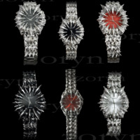 Montre en acier inoxydable étanche avec boîtier en acier surélevé de style Y2k, design personnalisé, mouvement unique en forme de griffe