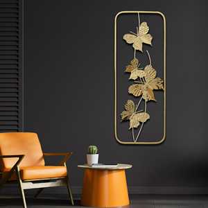 Cadre décoratif tendance de l'industrie Art mural en métal suspendu-Sculpture murale en métal de qualité supérieure pour la décoration intérieure de la maison - Product Image 1