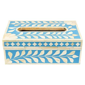 Caja de Pañuelos de Diseño Artesanal con Incrustaciones de Hueso Estilo Animal, 100% Alta Calidad, Color Natural, Duradera, para Oficina, al Mejor Precio - Product Image 6